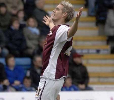 WINNER: Daniel Jones celebrates his early goal. Picture: GRANT FALVEY