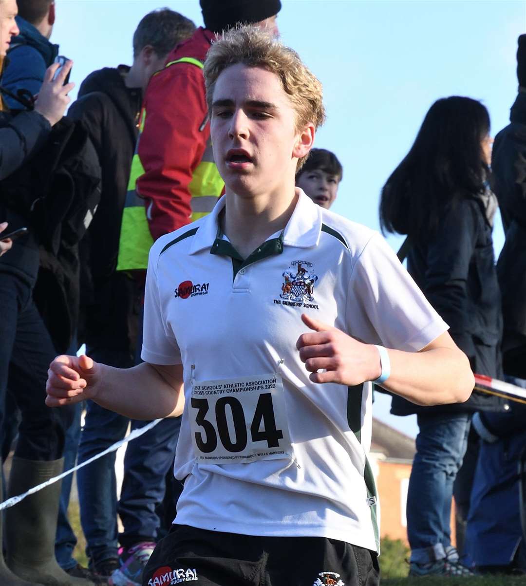 Tunbridge Wells' George Souter in the junior boys' event. Picture: Simon Hildrew (62006755)