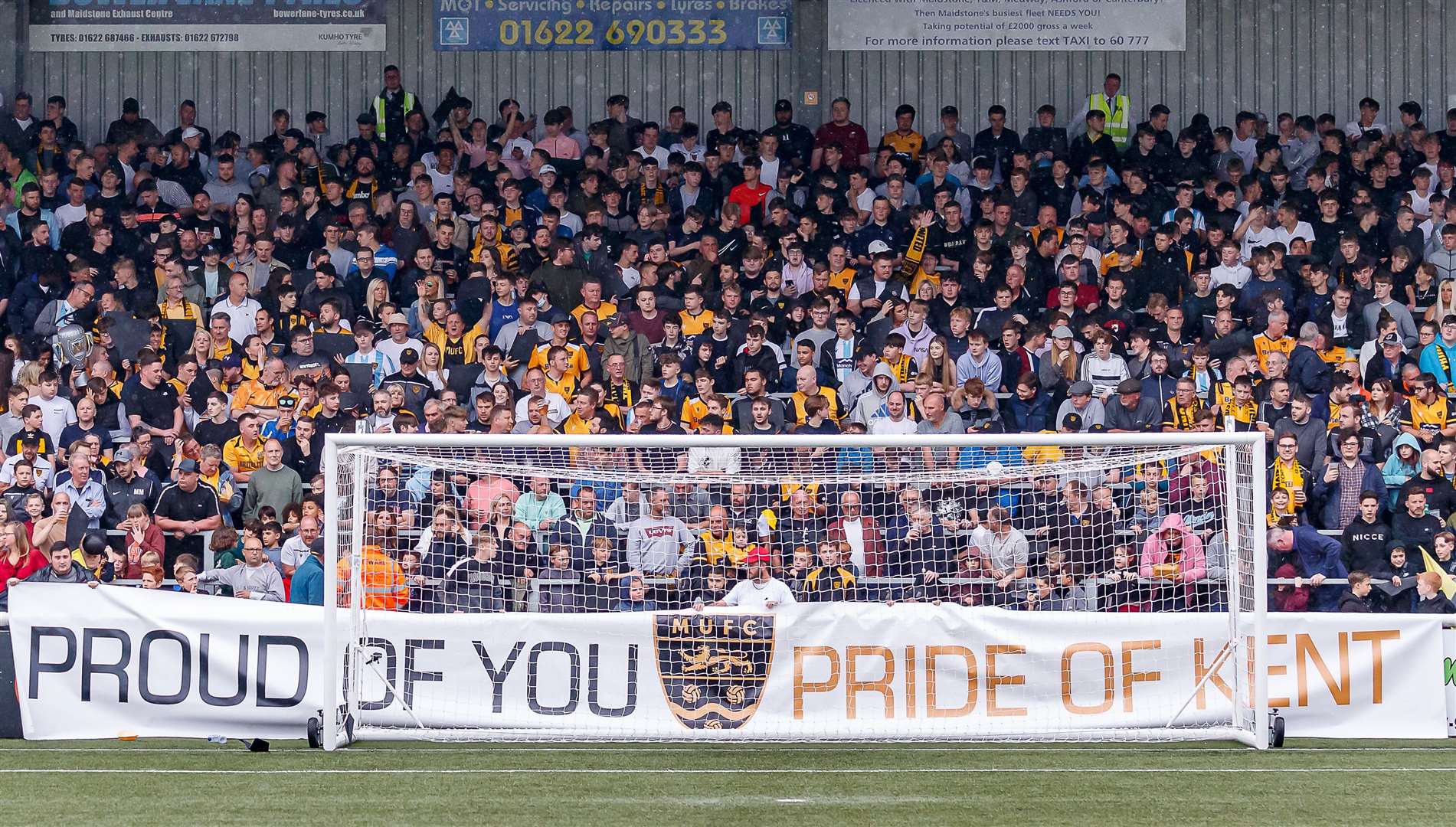 New signing Razzaq Coleman De-Graft can't wait to play in front of the Genco Stand at Maidstone and give the fans plenty to shout about Picture: Helen Cooper