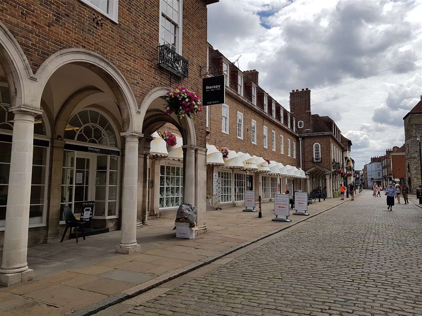 The woman was arrested in Burgate, Canterbury