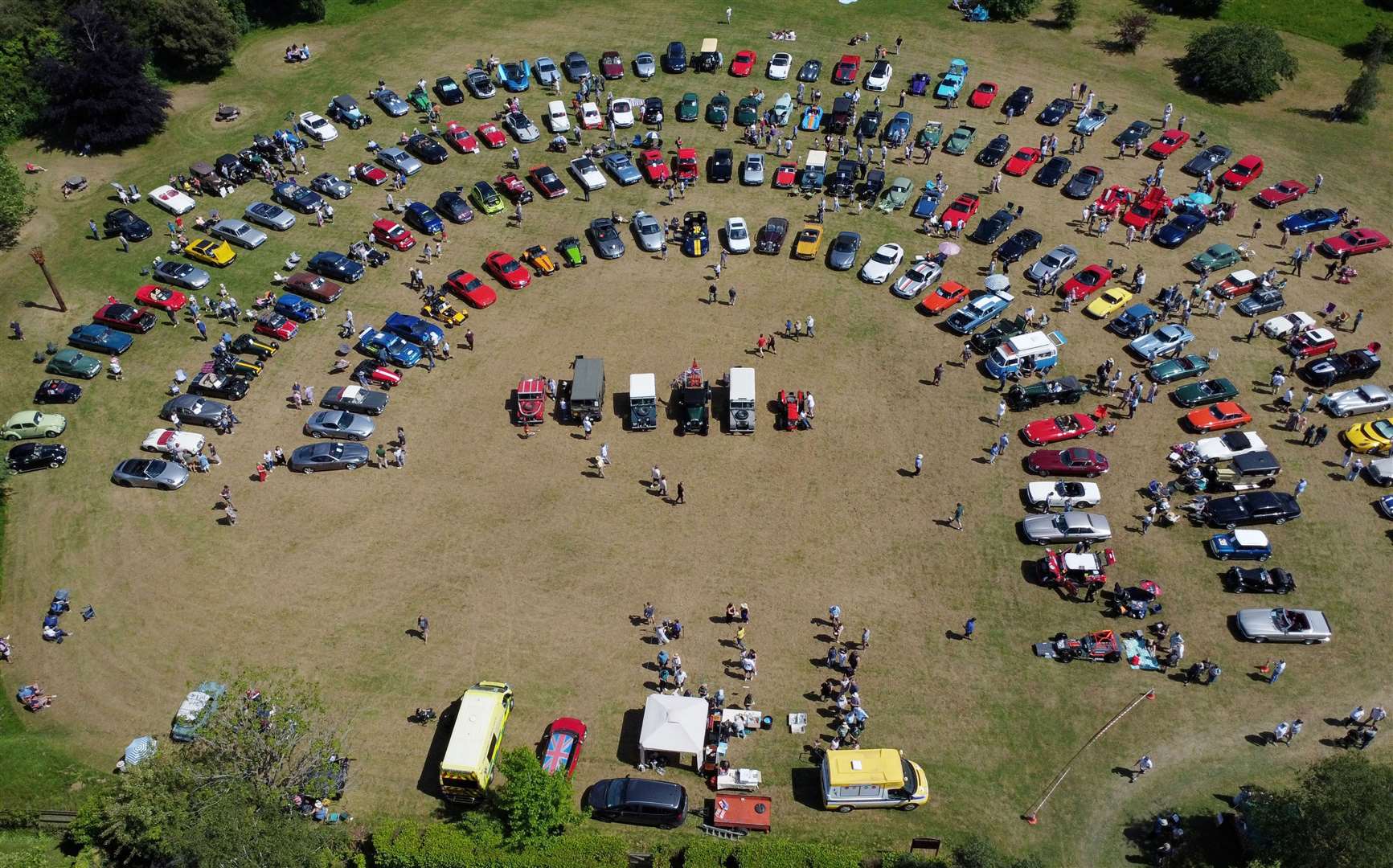 The 2024 Marden Motor Show attracted around 200 cars.Picture: Barry Goodwin