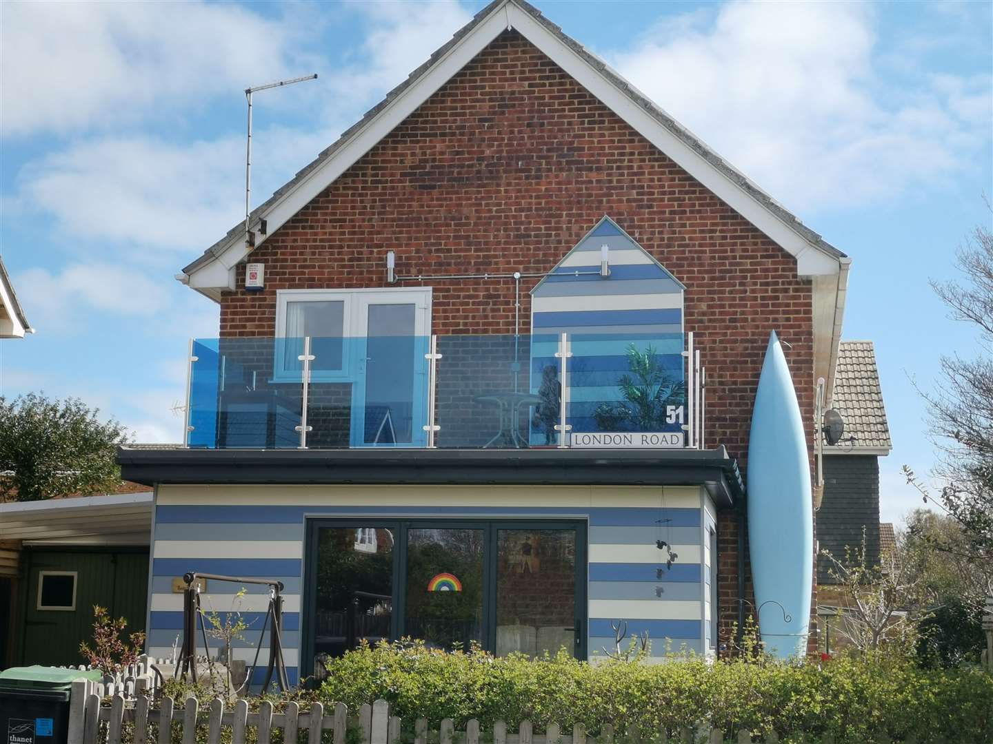 The house in London Road which caused the planning dilemma