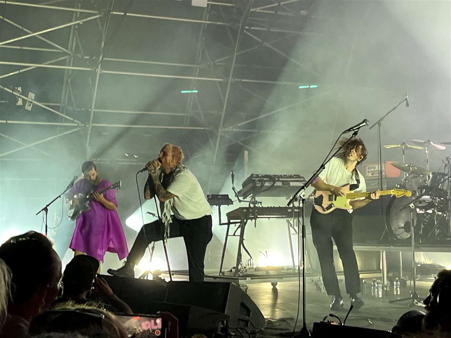 Idles frontman Joe Talbot gives a high-octane performance at Dreamland