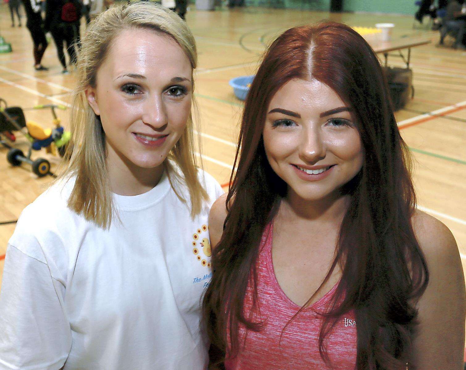 Jennifer Hamer, left, event organiser and Amy Lee, a trustee and friend of Molly