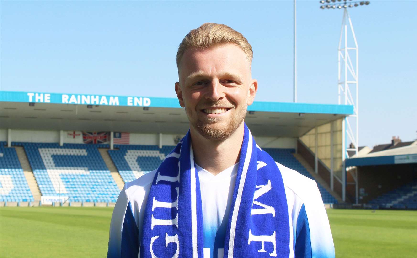 Gillingham have signed former Stevenage left-back Max Clark Picture: GFC