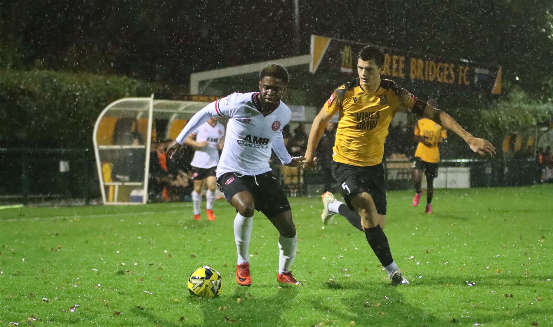 Action between Three Bridges and Chatham Town in the Velocity Cup third round Picture: Max English (@max_ePhotos)