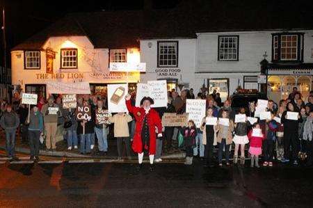 Lenham protest