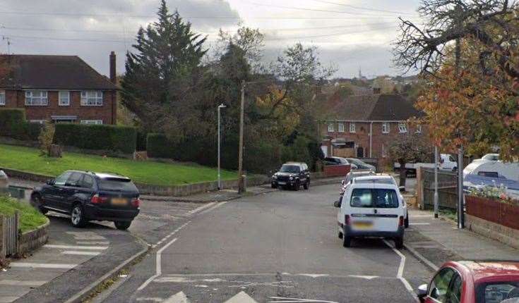 Nine people have been arrested after a suspected firearms incident in St Aidan's Way, Gravesend, on September 5. Picture: Google