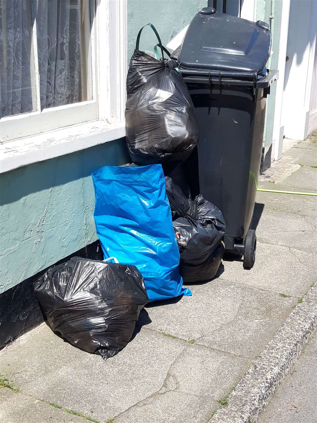 Bags are piling up. Picture Susan Carlyle