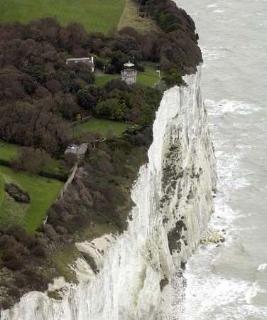 Aerial shot of St Margaret's Bay. Picture: PHIL HOUGHTON