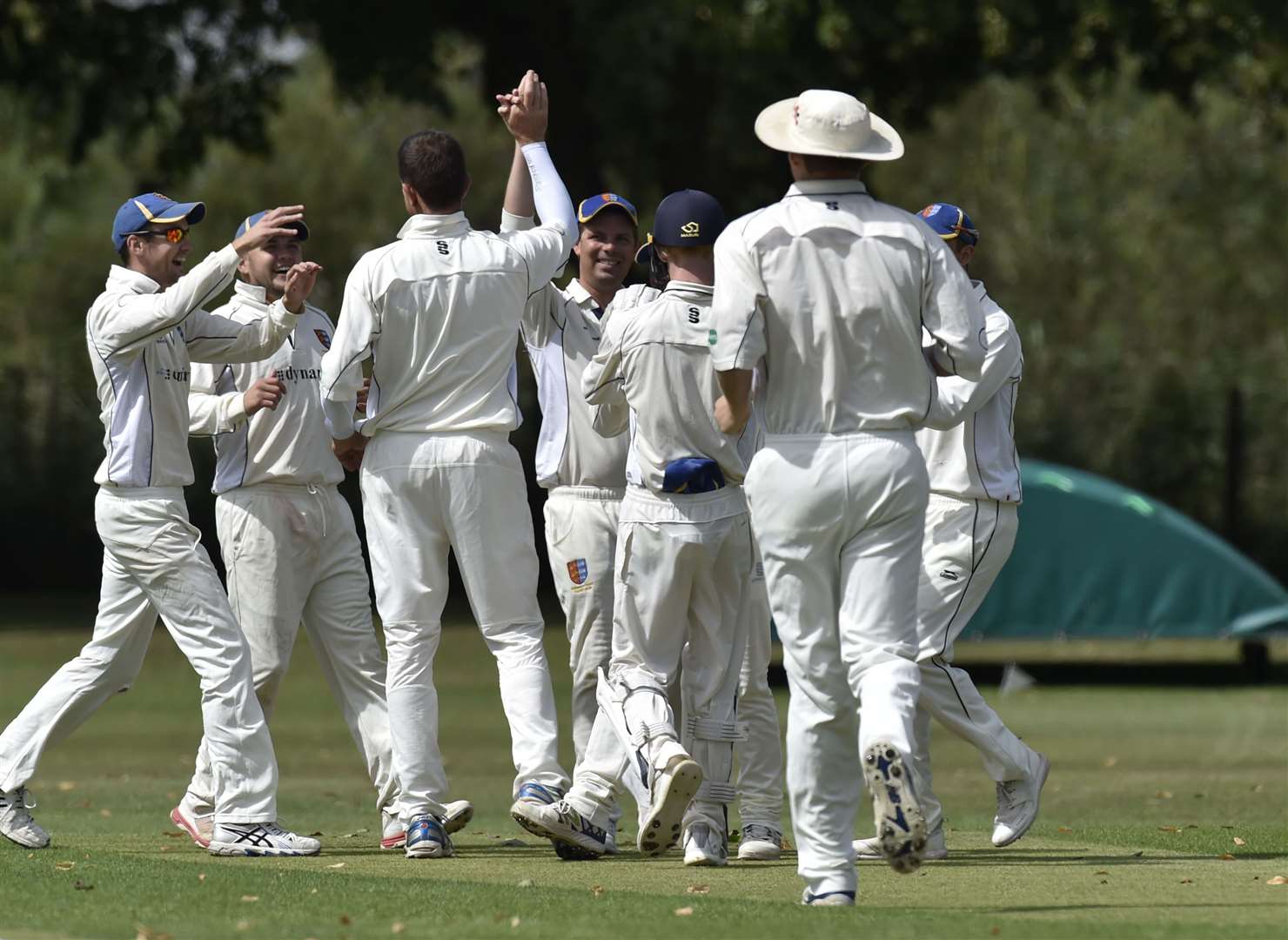 Sandwich, pictured in 2018 action, have been celebrating the success of wicketkeeper Kai Smith. Picture: Tony Flashman