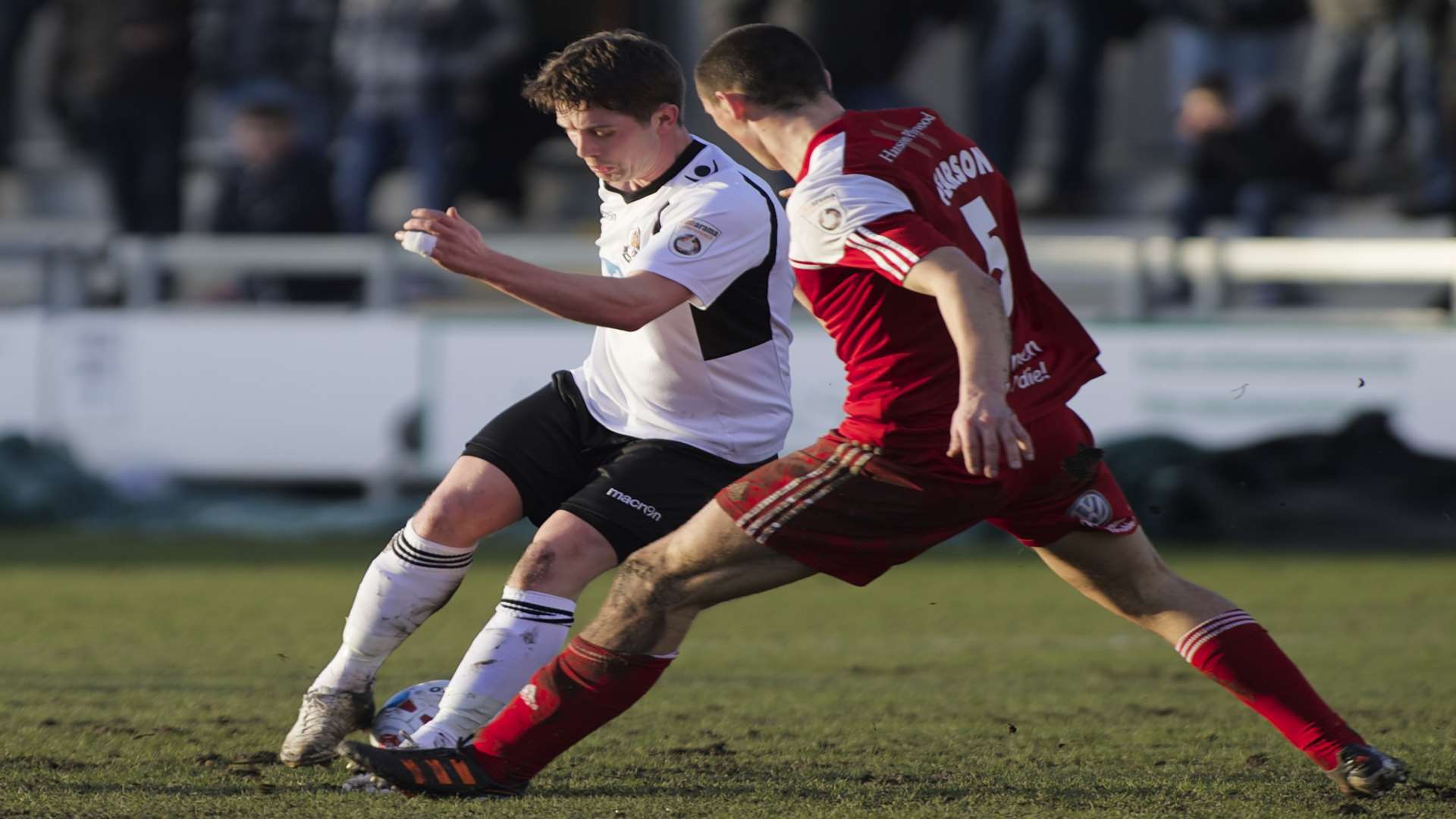 Action from Dartford's third-round meeting with FC Halifax Town last season Picture: Andy Payton