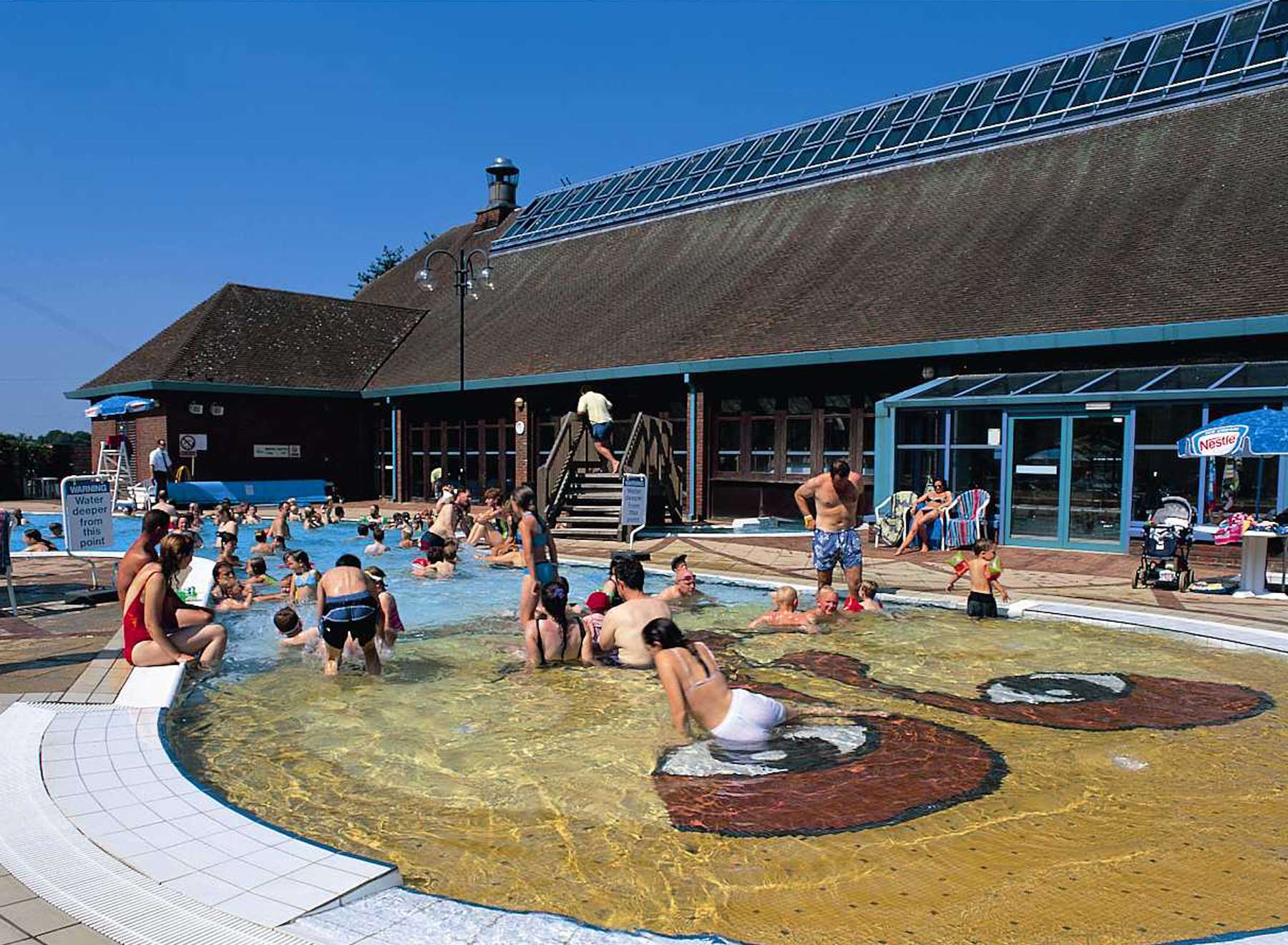 Tonbridge Pool. Stock picture.