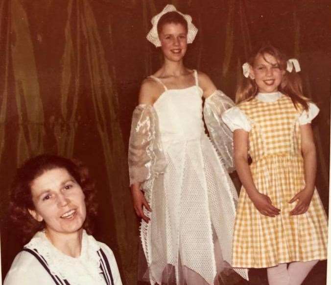 Jane Guy with her daughters Louise Lee and Donna Radford. Picture: Louise Lee