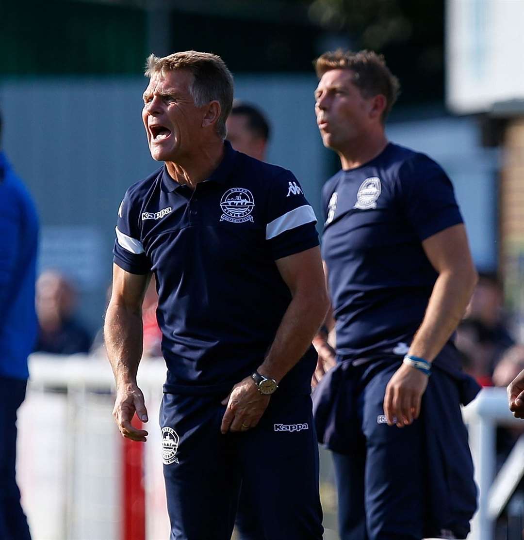 Dover manager Andy Hessenthaler. Picture: Andy Jones