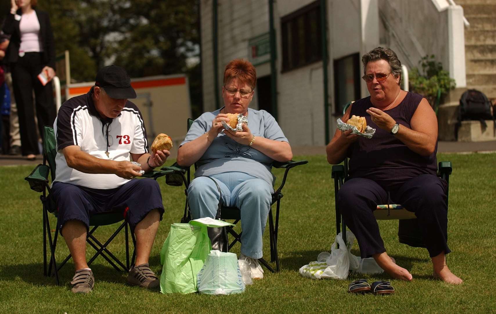 Spectators enjoyed Folkestone's relaxed atmosphere