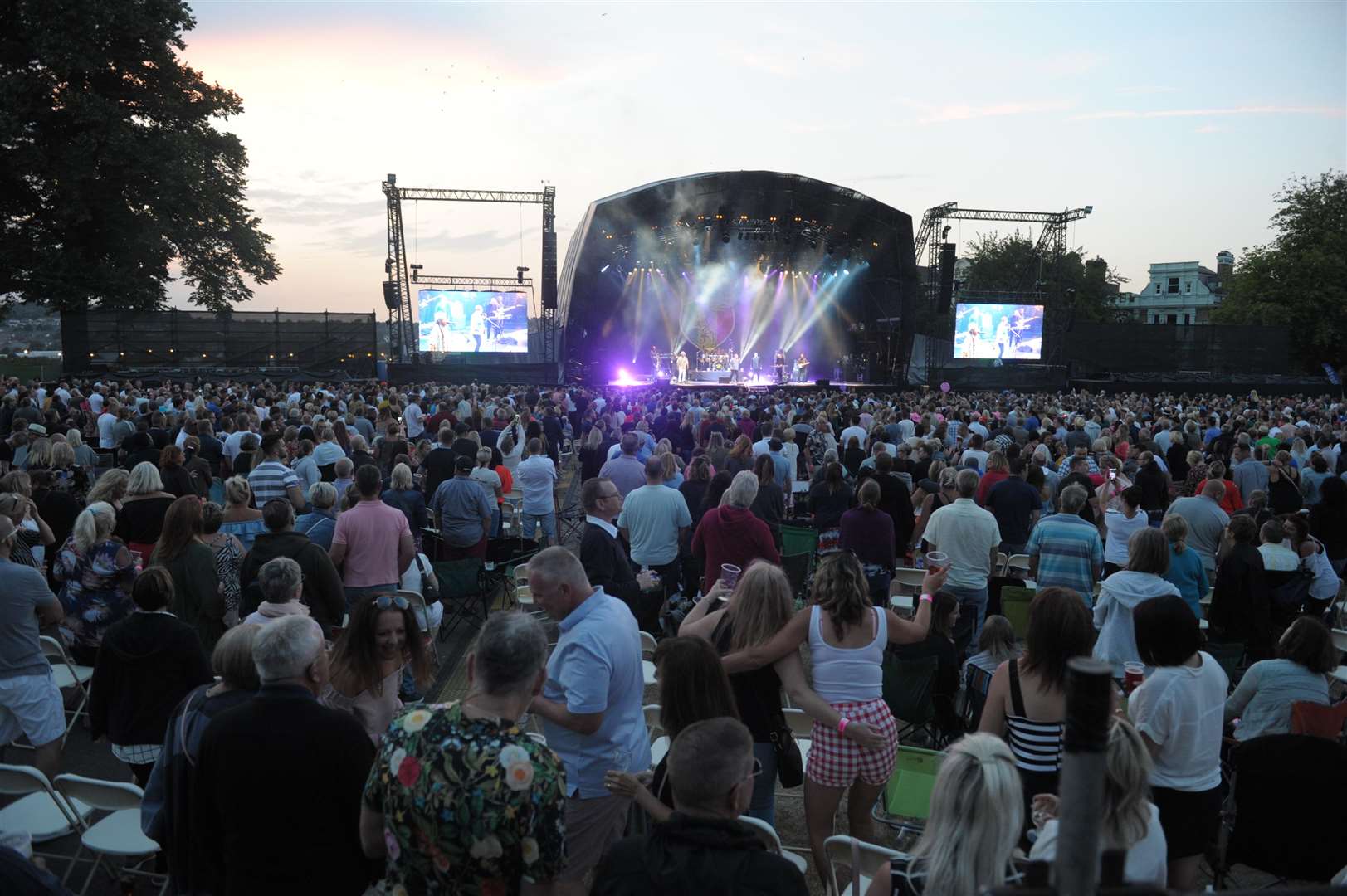 Rochester Castle Gardens..Castle Concerts UB40 2018