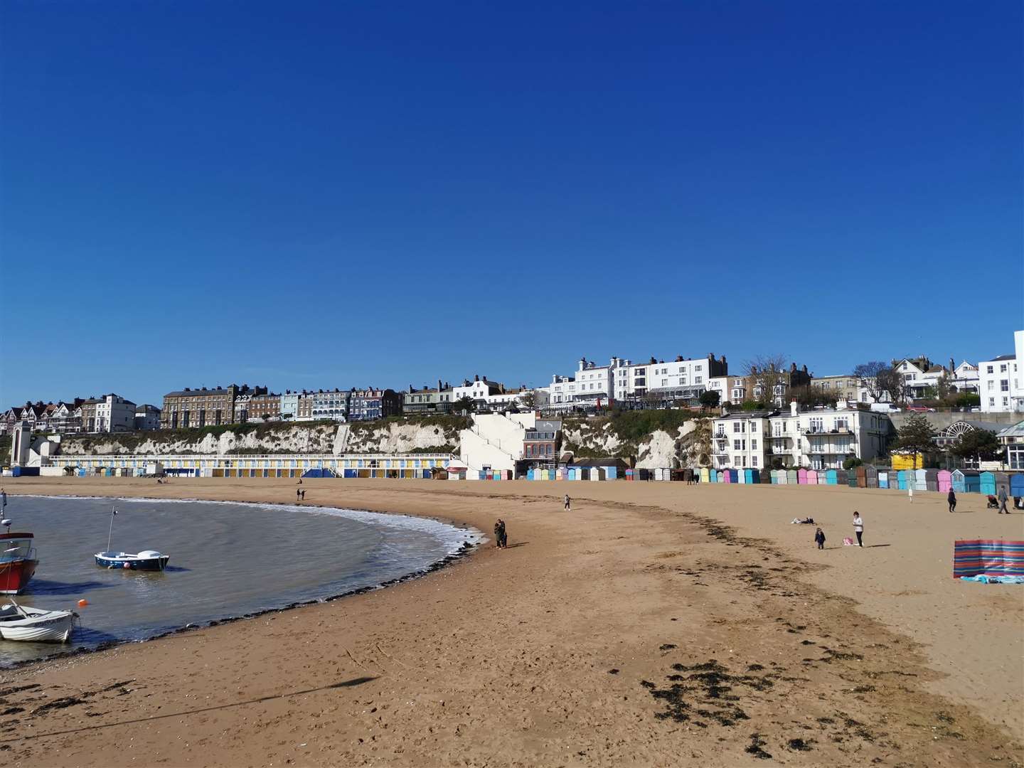 Police were called to Viking Bay after an assault on the beach front