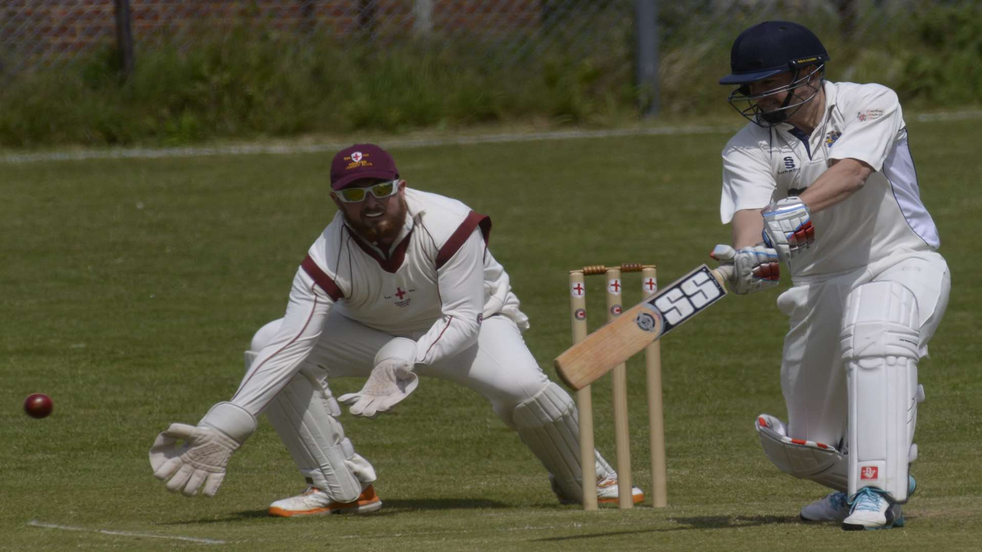 Minster's George Duggan, left, described his side's batting against Old Colfeians as their worst ever Picture: Chris Davey