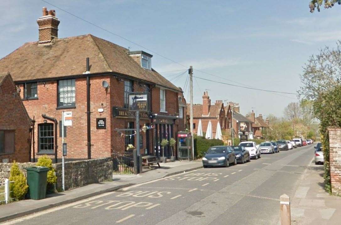 The Little Black Dog pub in The Street in Great Chart near Ashford. Picture: Google Street View