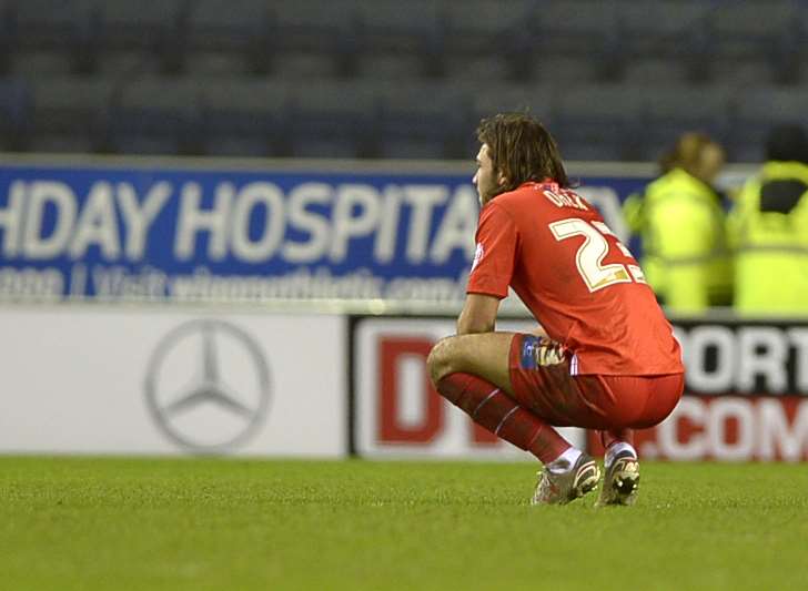 Gillingham concede a late third at Wigan Picture: Barry Goodwin