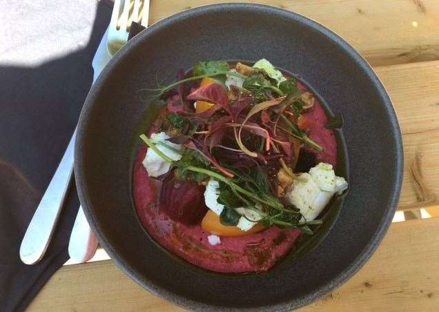 Fantastically presented and incredibly tasty – it wasn’t actually mine, but I still think it’s the best starter I’ve ever had in a pub