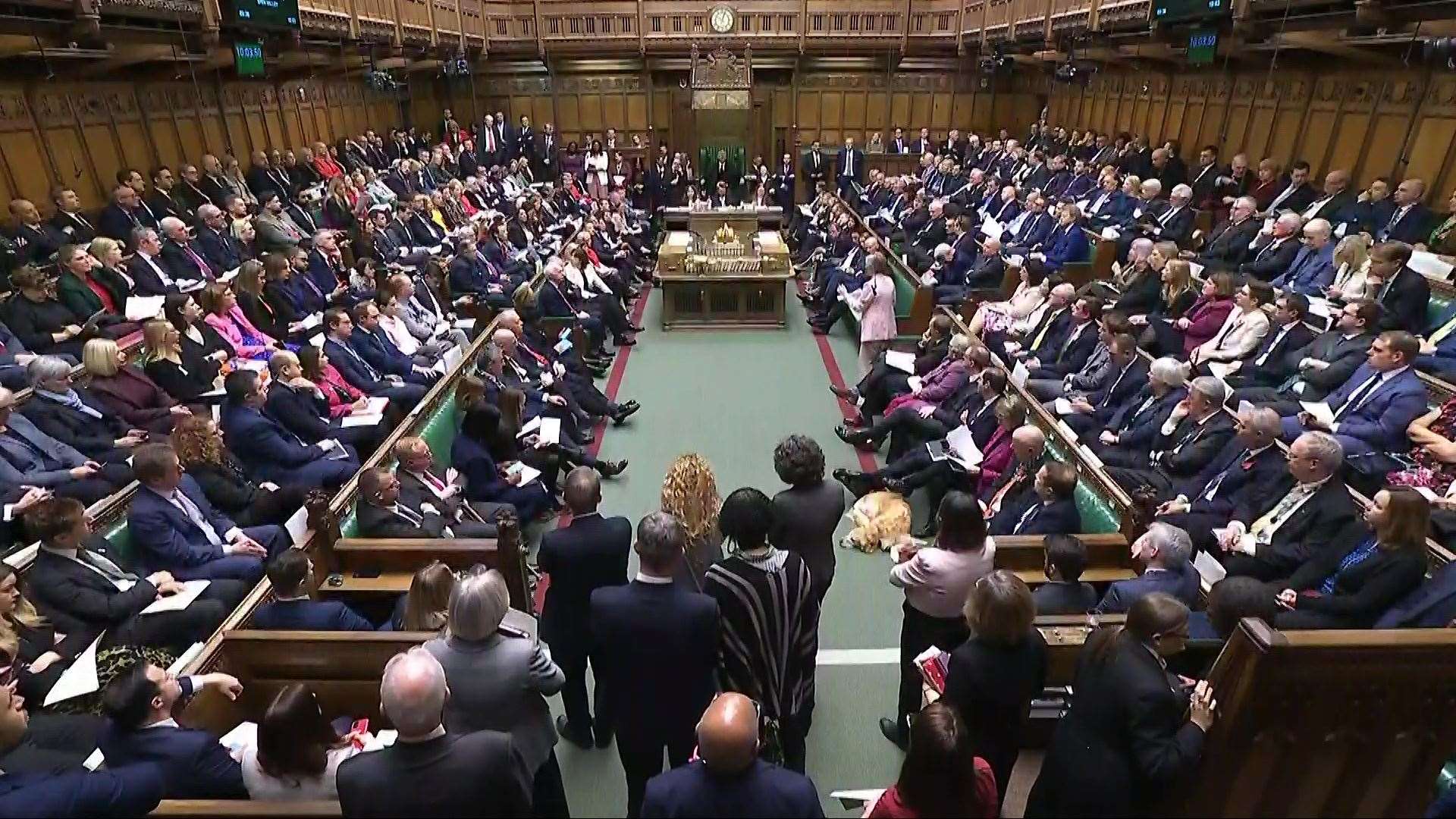 The Commons was packed for the debate on assisted dying on Friday (House of Commons/UK Parliament/PA)