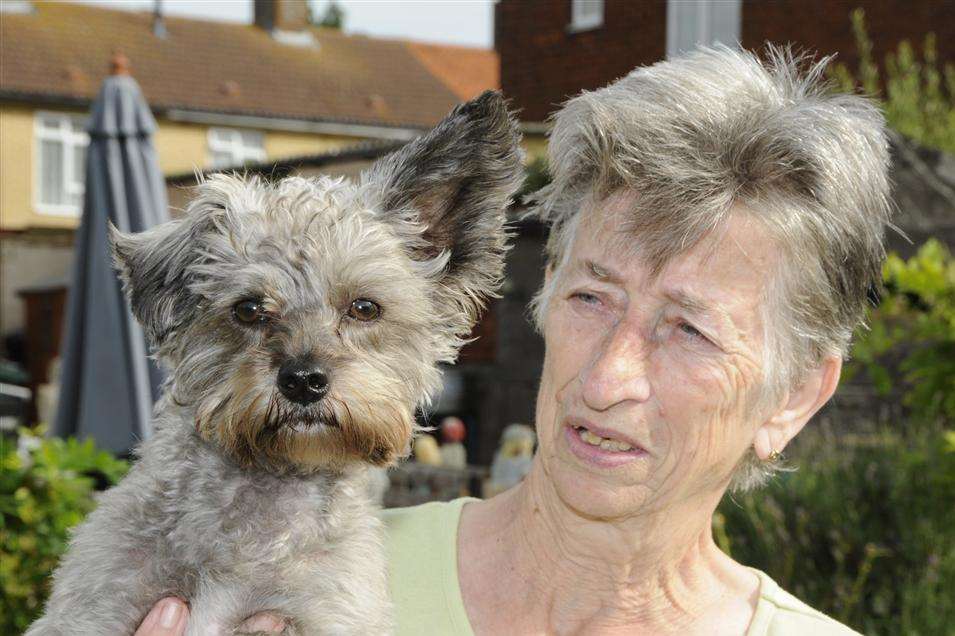 Patricia Reith with Ollie