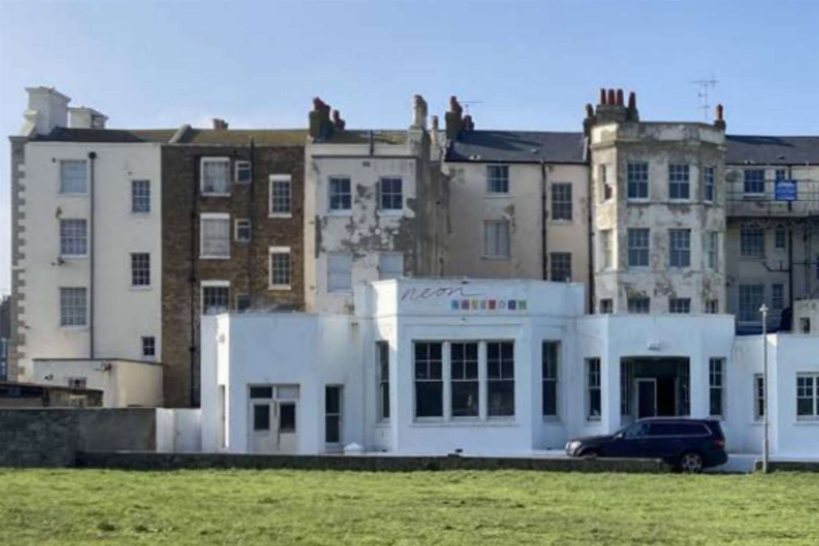 The run-down former club in Cliff Terrace