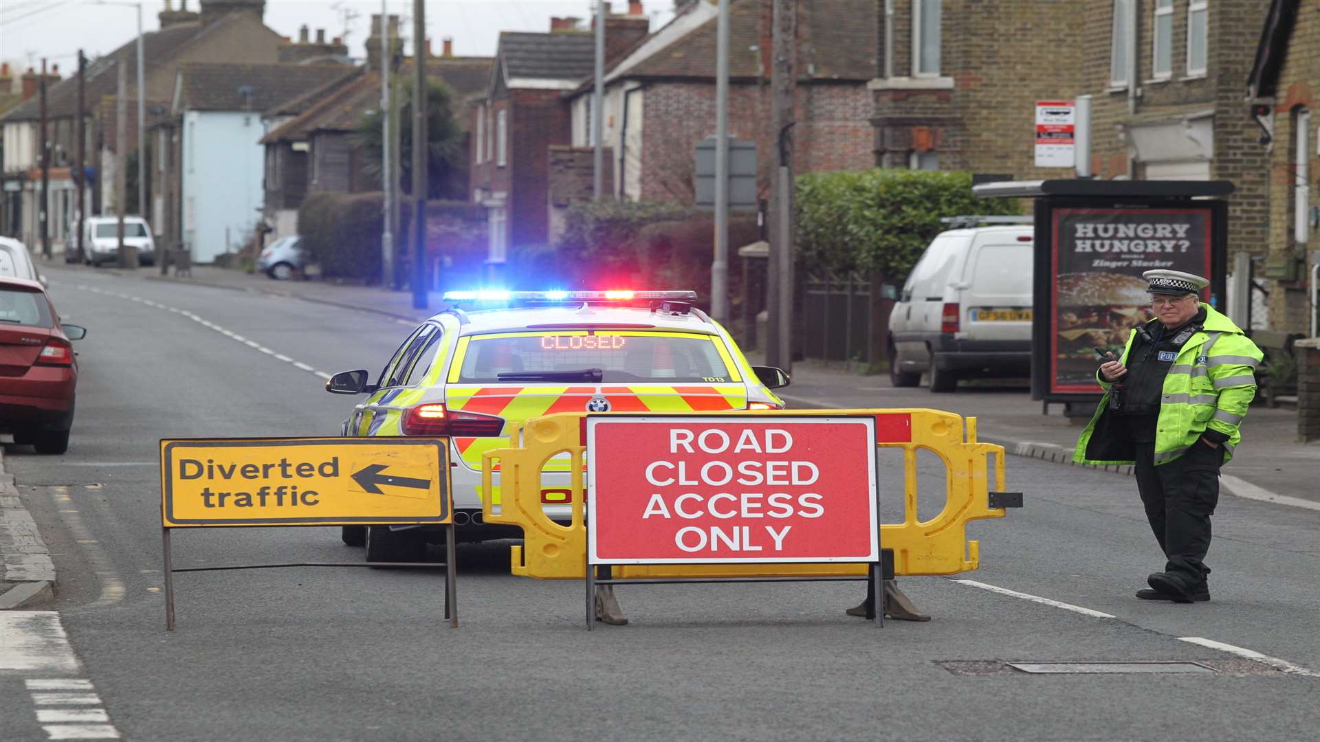 The scene of the fatal crash. Picture: John Westhrop