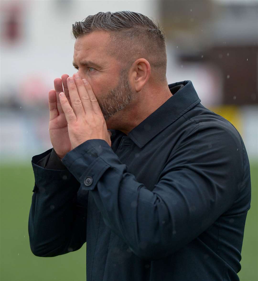 Sittingbourne manager Ryan Maxwell. Picture: Stuart Watson