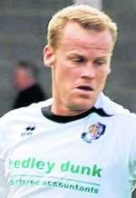 Dartford striker Allan Tait