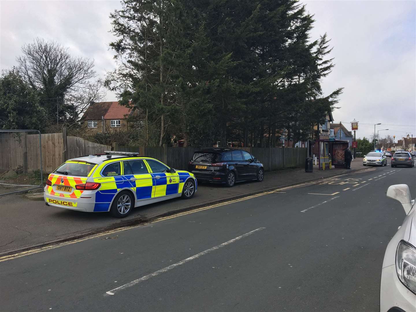 A girl was taken to hospital after a crash in Sturdee Avenue, Gillingham (28835466)