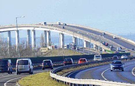 Sheppey Crossing. Stock picture