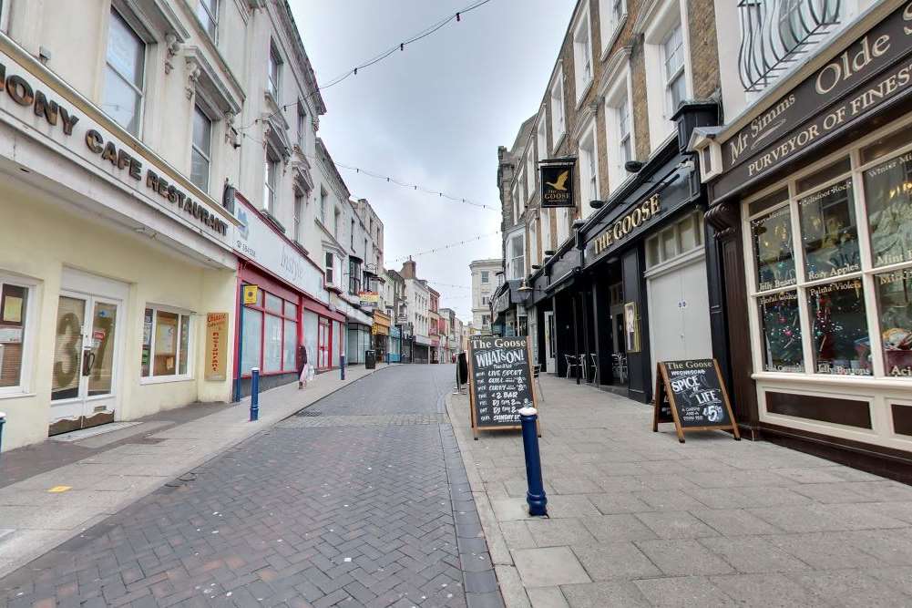 Harbour Street in Ramsgate. Pic: Google