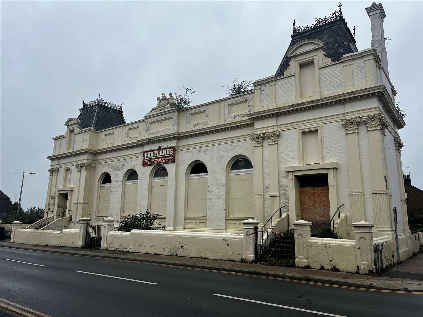 The Portland building in Northfleet is still standing