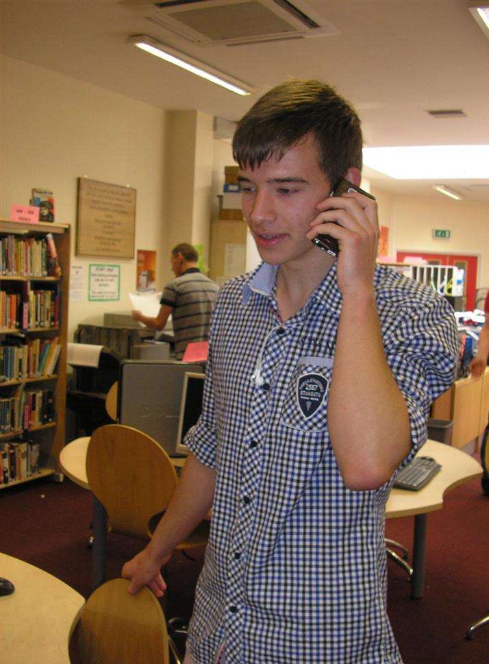 Borden's James Spencer shares his good news - eight A*s and four A