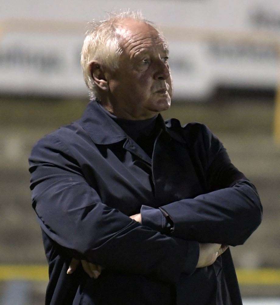 Folkestone manager Neil Cugley. Picture: Barry Goodwin