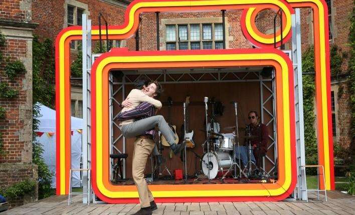 The Two Gentlemen of Verona performed infront of the castle