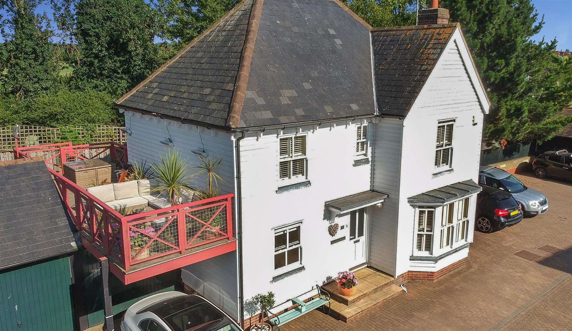 The two-bedroom house at Conyer Creek is detached