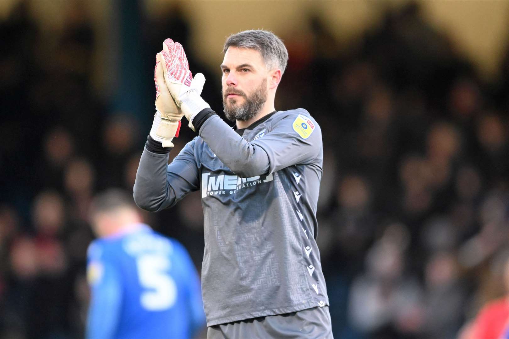 Glenn Morris is back-up goalkeeper to Jake Turner at Gillingham