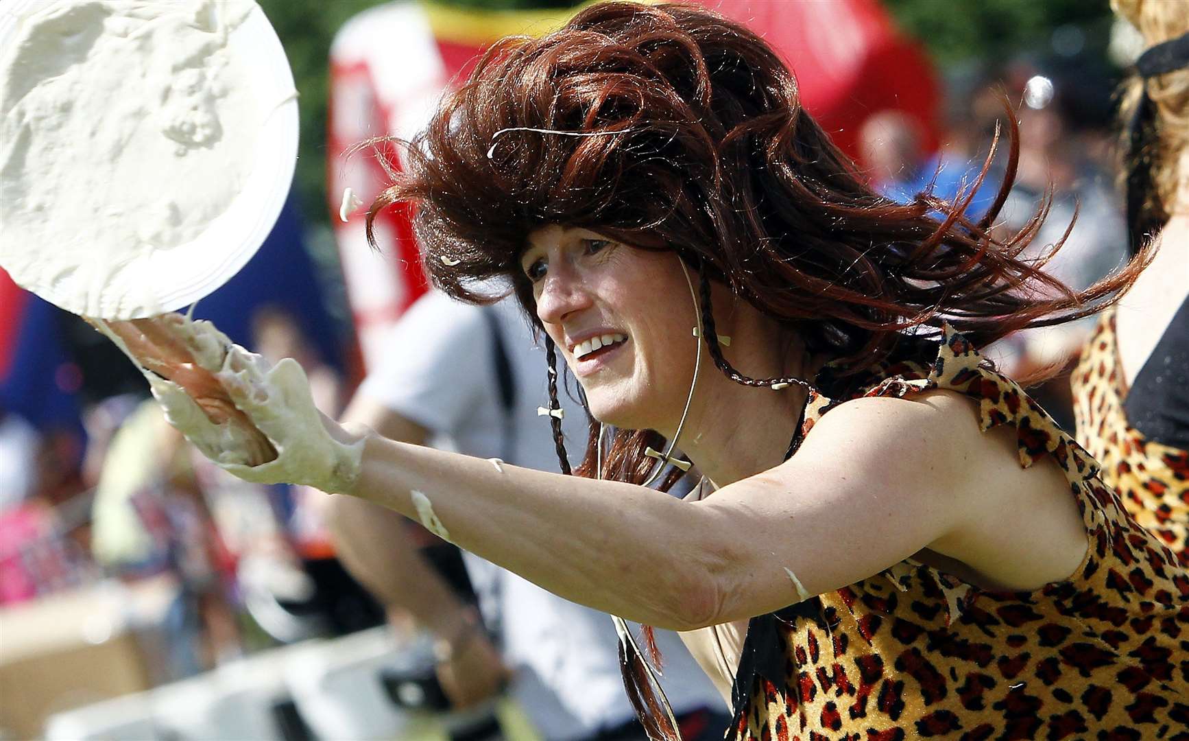 The World Custard Pie Championships at Coxheath Picture: Sean Aidan