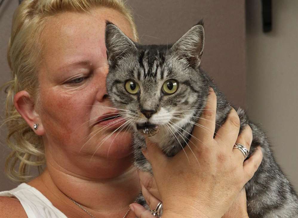 Michelle Boyd with three-year-old Herbie. Picture: John Westhrop