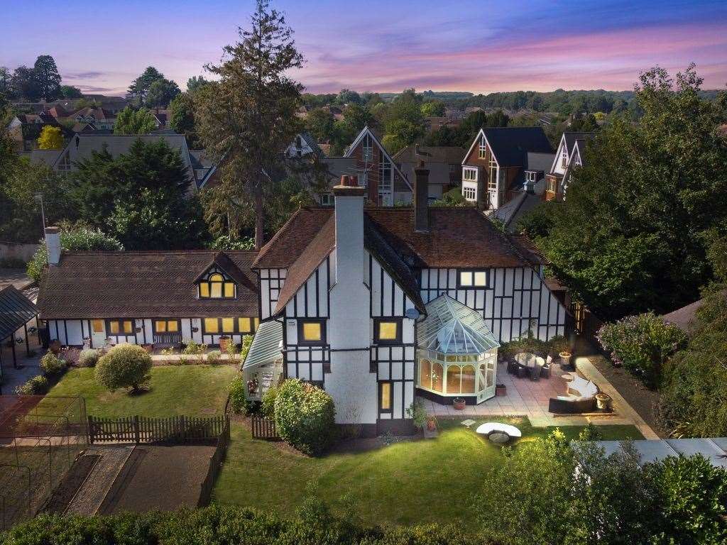 An aerial view of the seven-figure Ashford house. Photo: Farhad Berahman