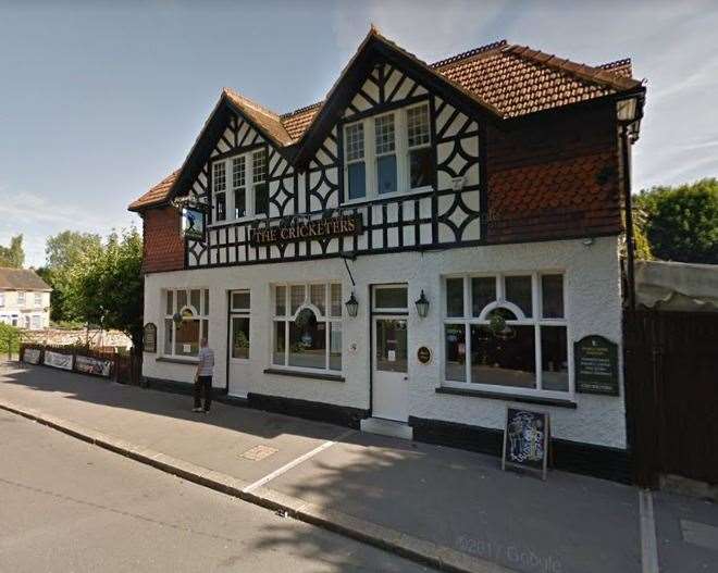 The Cricketers in Crabble Avenue, Dover. Picture Google Maps