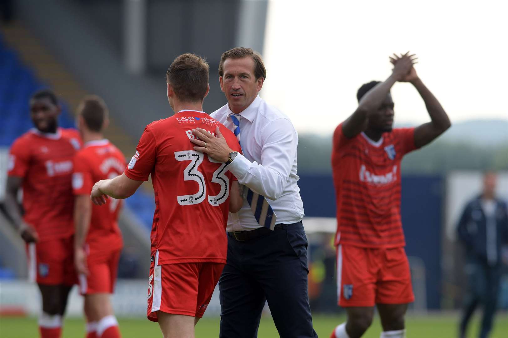 Mark Byrne played under Justin Edinburgh for a third time when he signed for the Gills Picture: Barry Goodwin