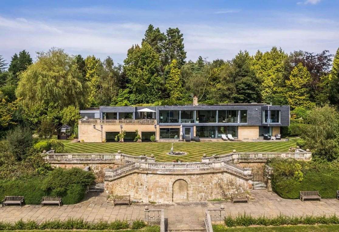 Dunorlan House in Tunbridge Wells has outstanding views over Dunorlan Park and lake. Picture: Knight Frank