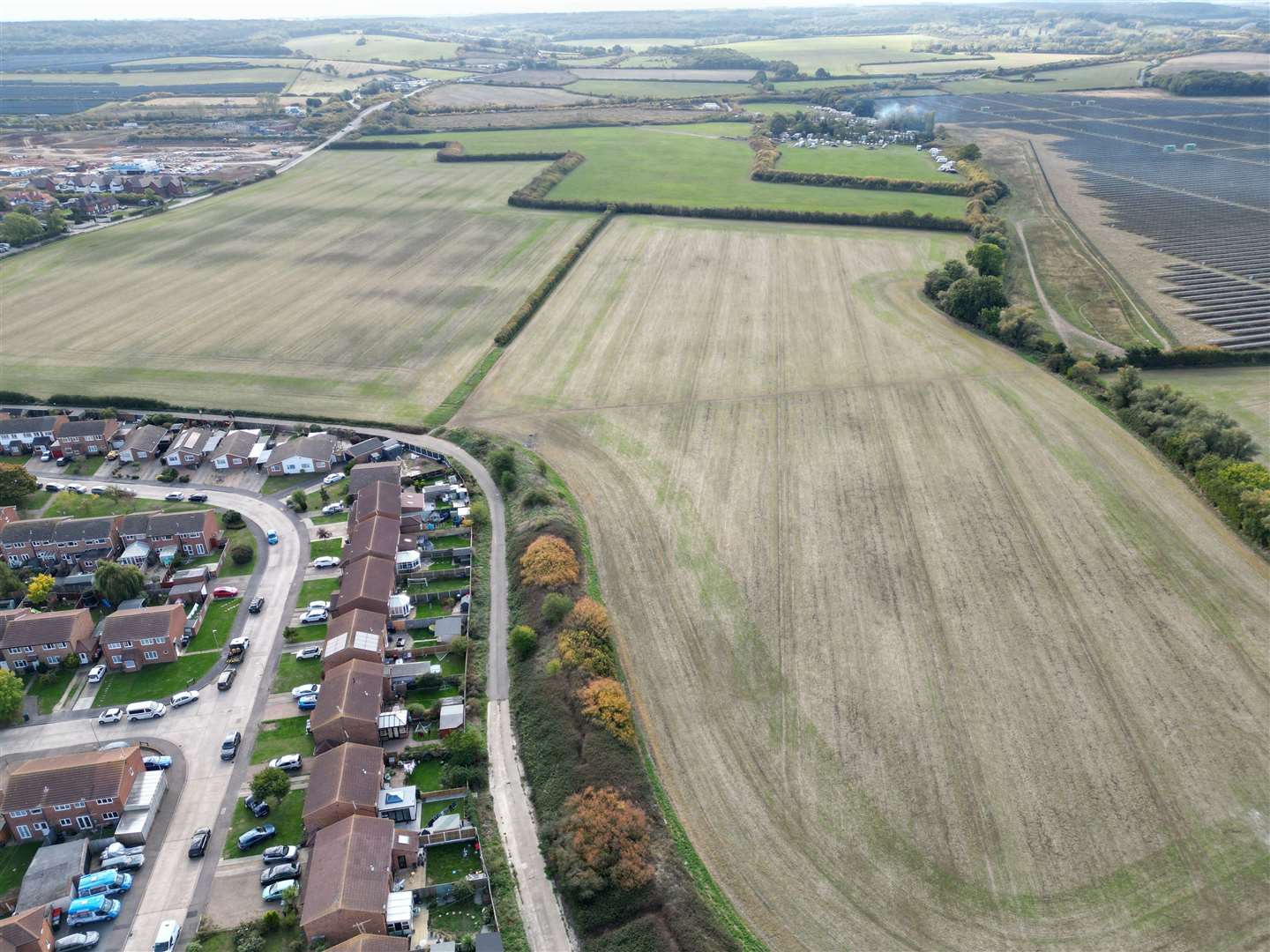 One of the sites in Herne Bay which is set to take on new homes. Picture: Barry Goodwin