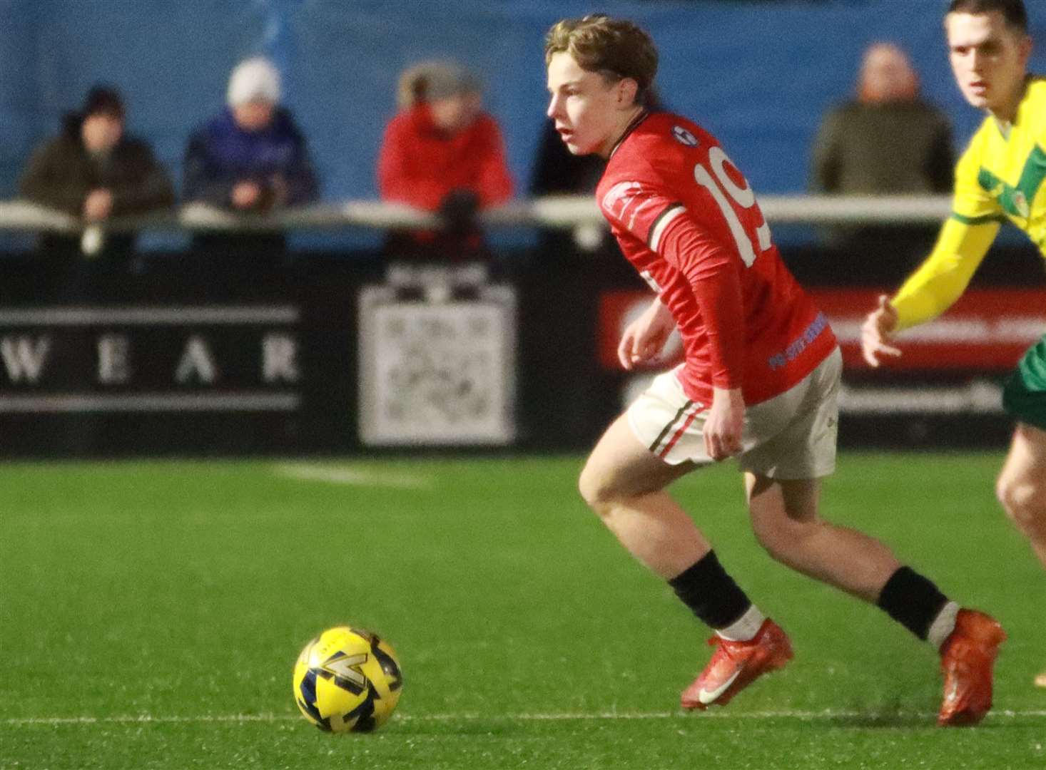 Sam Sene-Richardson was rewarded with a start against Dartford on Monday Picture: Max English (@max_ePhotos)