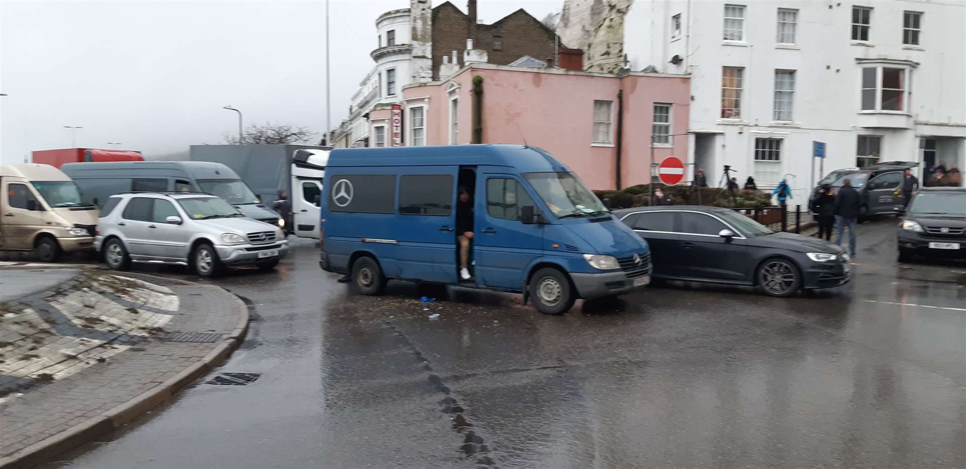 Traffic is at a stand still in Dover, as well as other parts of Kent